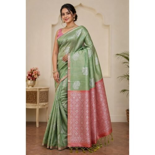 saree_fashion_1080x1080 Semi Tissue soft silk