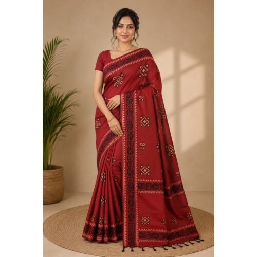 saree_model_1080x1080(2) Polly Cotton