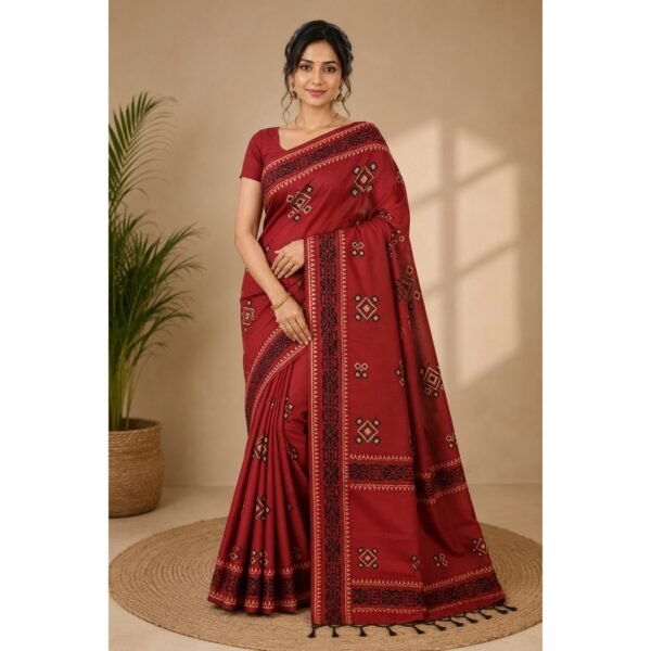saree_model_1080x1080(2) Polly Cotton