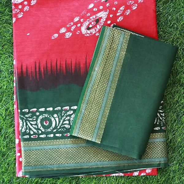 Bathic cotton sarees
