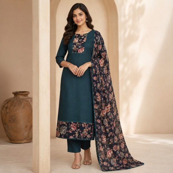 Semi silk Georgette